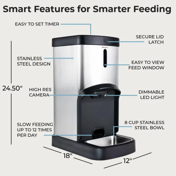 61af3WSCKJL._AC_SL1080_ Smart Pet Camera Feeder