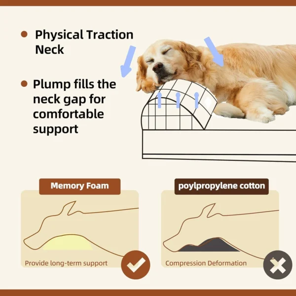 71-svDw+DlL._AC_SL1500_ XXL Orthopedic Dog Couch Bed