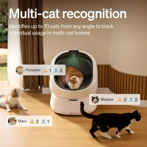 AI‑Powered Open‑Top Litter Box