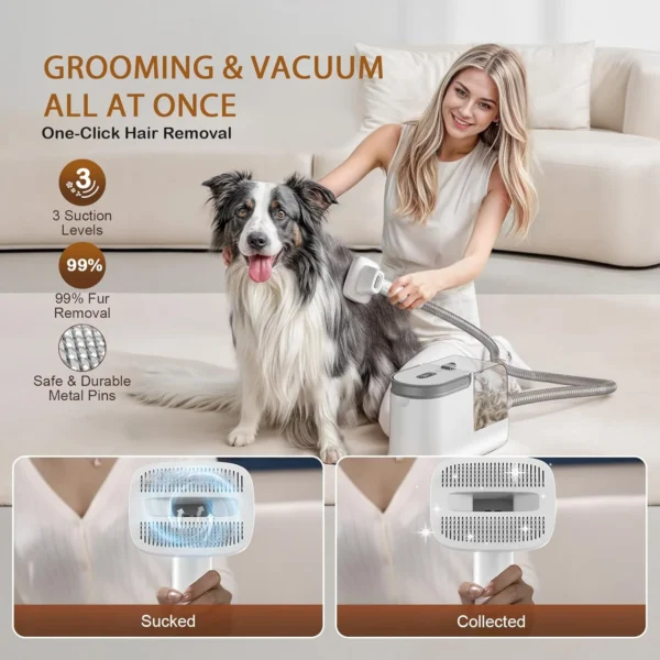 Pet Grooming Vacuum Kit