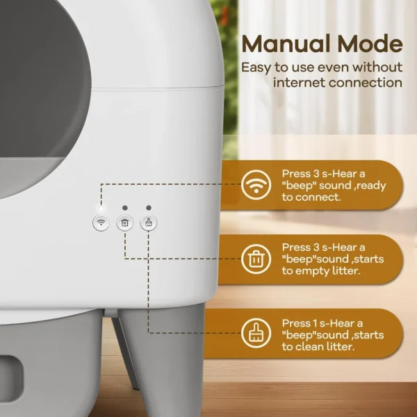 71AZtxJXIxL._AC_SL1500_ Fumoi Automatic Litter Box