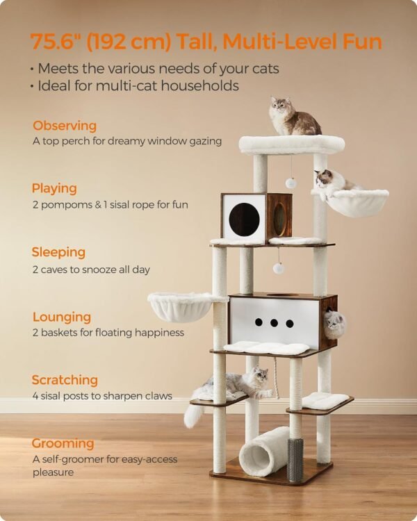 Feandrea Multi‑Level Cat Tree