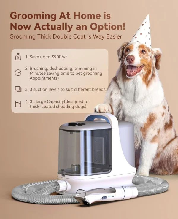 Dog Grooming Vacuum Kit