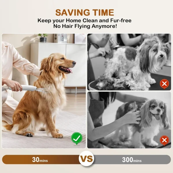 Pet Grooming Vacuum Kit