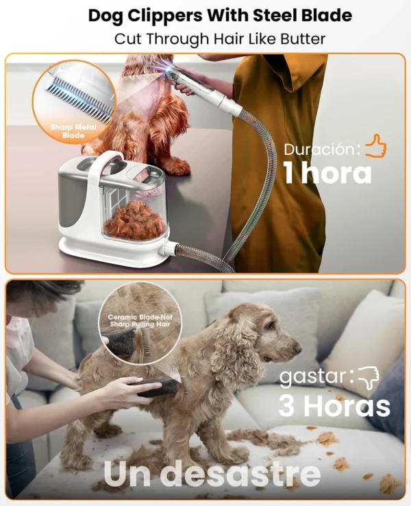 Dog Grooming Vacuum Kit