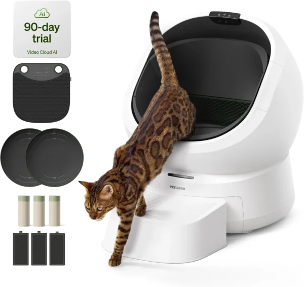 AI‑Powered Open‑Top Litter Box