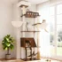 Hey‑brother Wooden Cat Tree