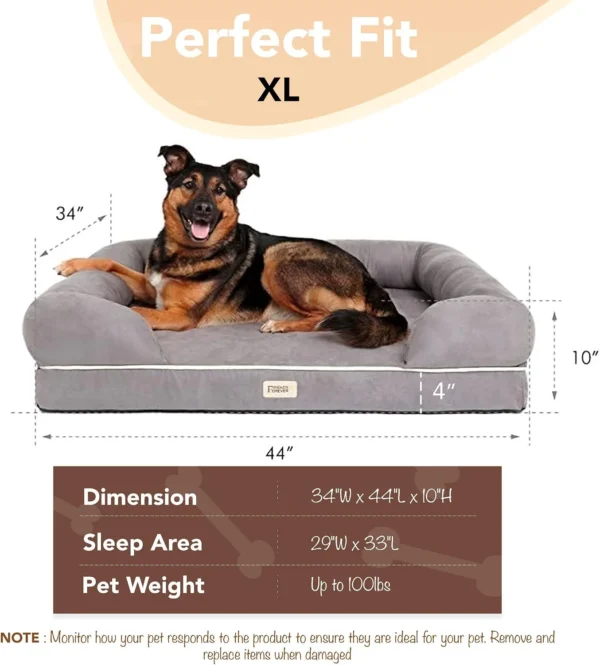 71drkEhKu4L._AC_SL1500_ Friends Forever Orthopedic Dog Bed