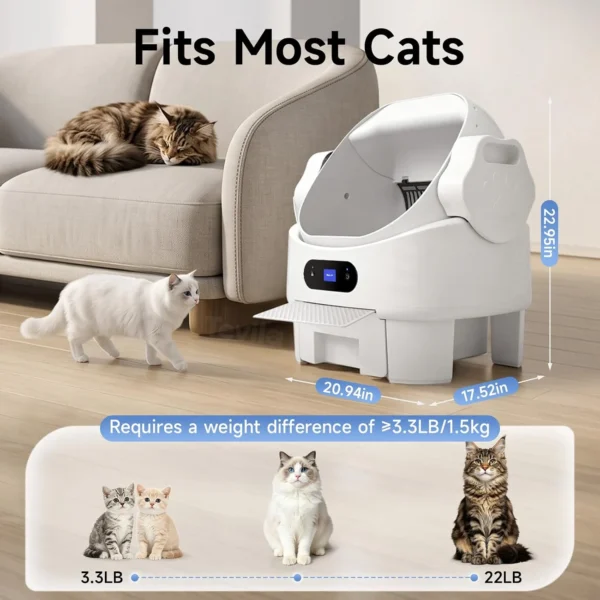 71dtdBB80+L._AC_SL1500_ Automatic Cat Litter Box