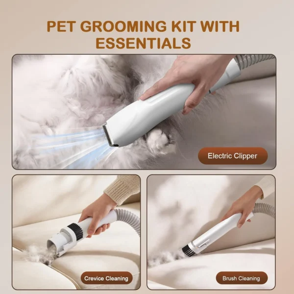 Pet Grooming Vacuum Kit