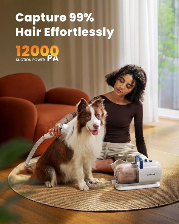 71rT34liQ6L._AC_SL1500_ Oneisall Pet Grooming Vacuum‑Dryer
