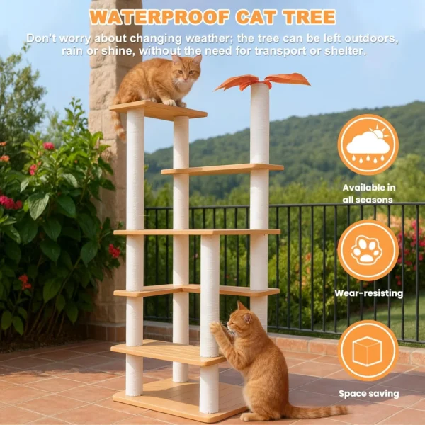 Weatherproof Outdoor Cat Tree