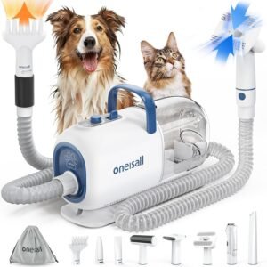 71uFsSHaL4L._AC_SL1500_ Oneisall Pet Grooming Vacuum‑Dryer