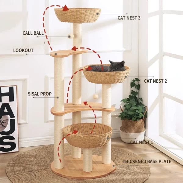 71vu30F+yqL._AC_SL1500_ SHODMI Modern Cat Tree