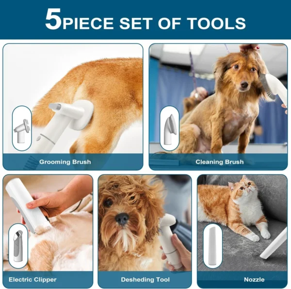 Pet Grooming Vacuum Kit