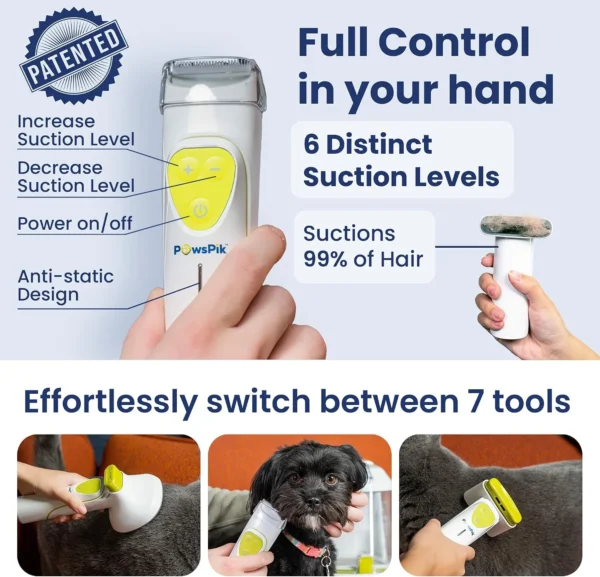 Pro Pet Grooming Vacuum Kit