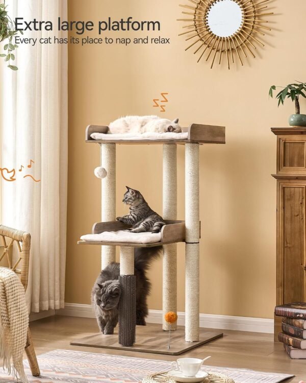 81PWnVMgXrL._AC_SL1500_ 43.7" Easy‑Assemble Modern Cat Tree