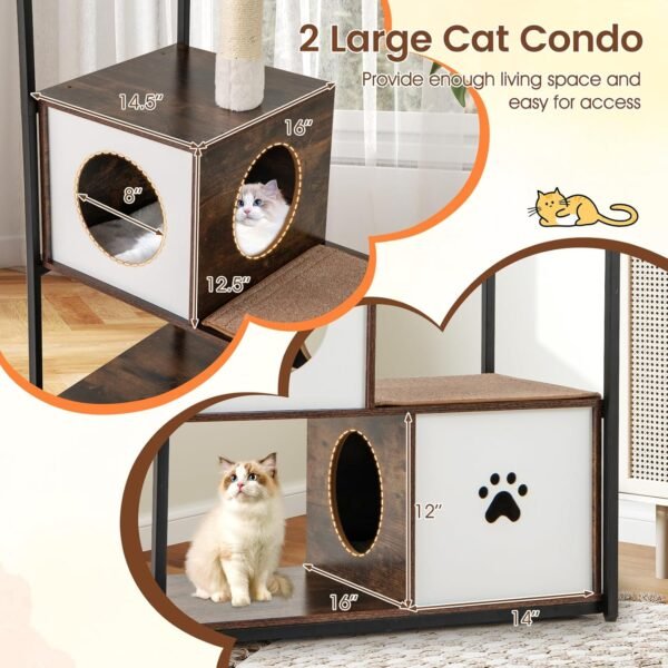 81YnrrP23zL._AC_SL1500_ Tangkula Modern Cat Tree