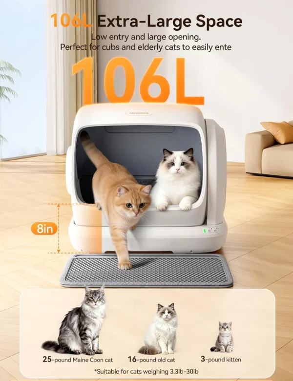 81rMB4PWjoL._AC_SL1500_ Large Multi‑Cat Litter Box