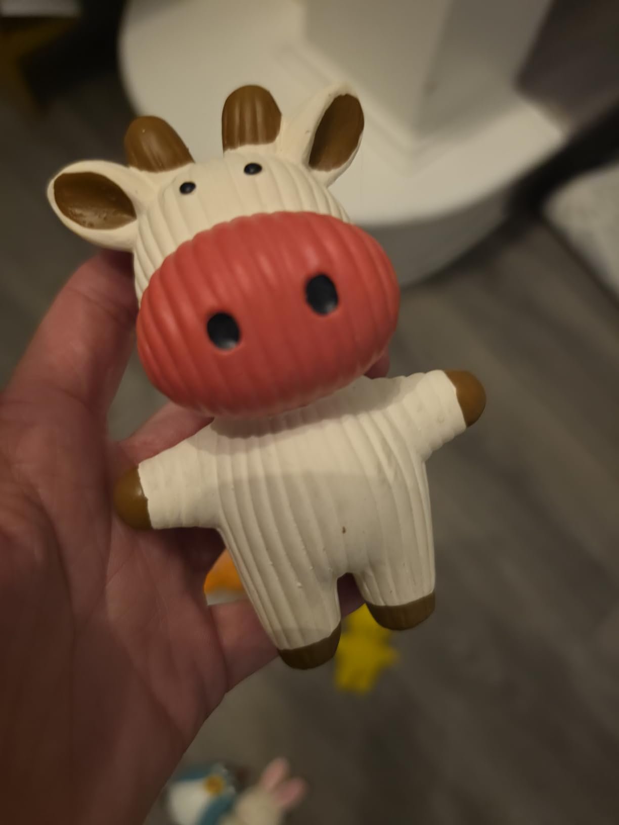 Farm‑Animal Squeaky Dog Toys photo review