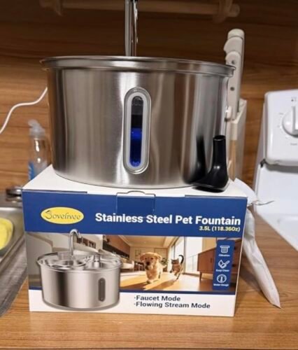 3.5L Stainless Steel Cat Fountain photo review
