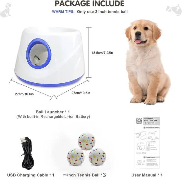 Adjustable Dog Ball Launcher Toy