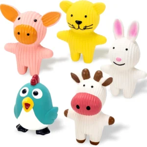 Farm‑Animal Squeaky Dog Toys
