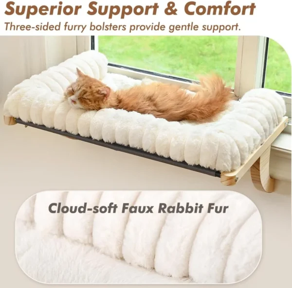 Cloud‑Soft Cat Window Sill Perch