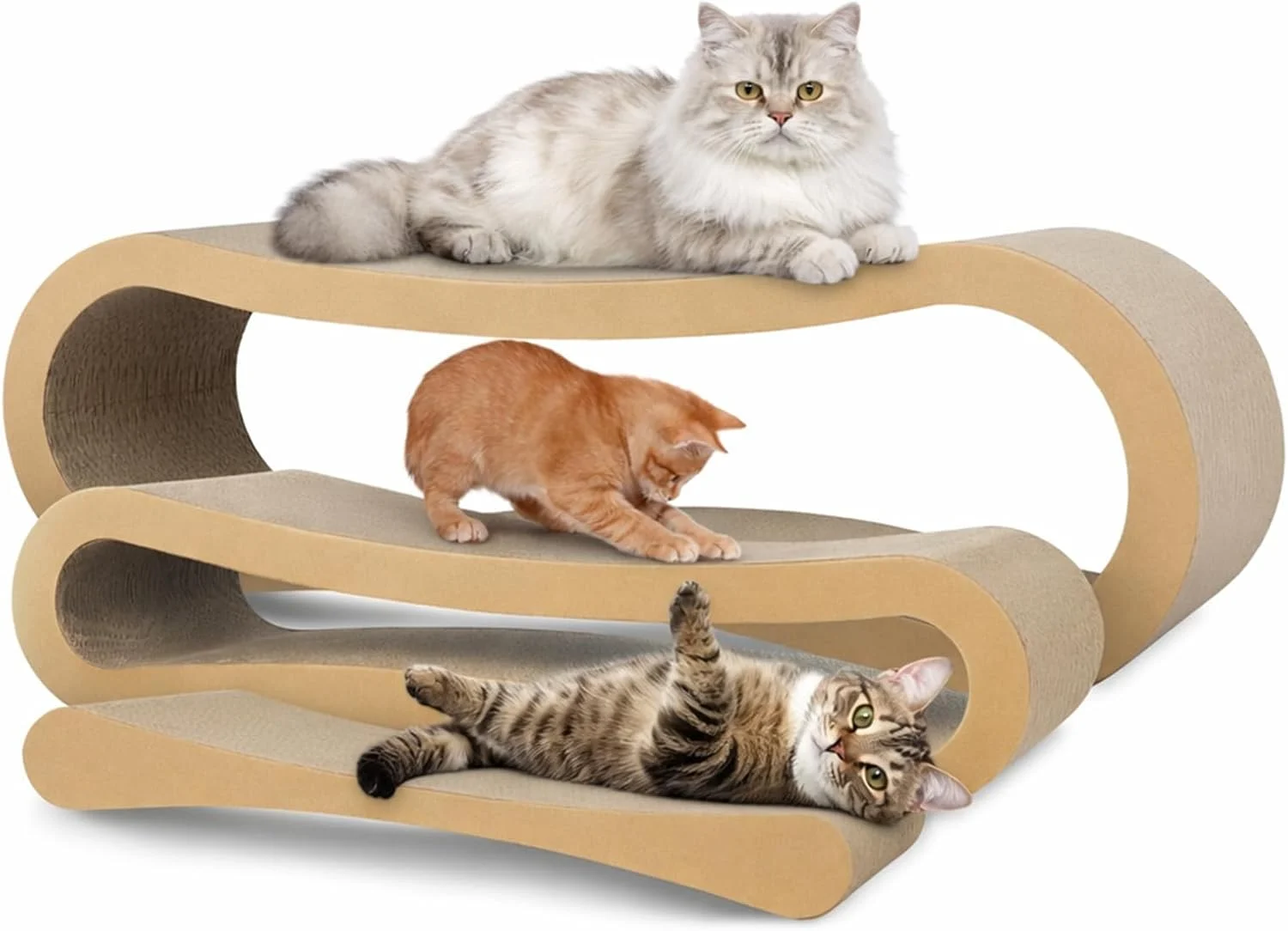 Simple‑Deluxe Infinity Cat Scratcher