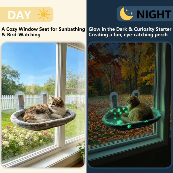 Glow‑in‑Dark Cat Hammock