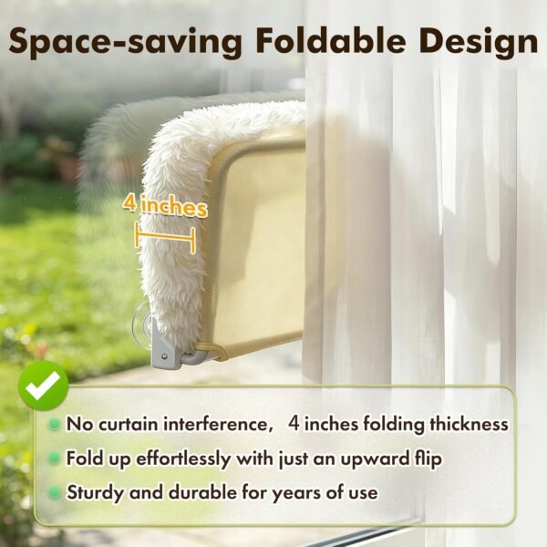 Zoratoo Foldable Cat Sill Bed