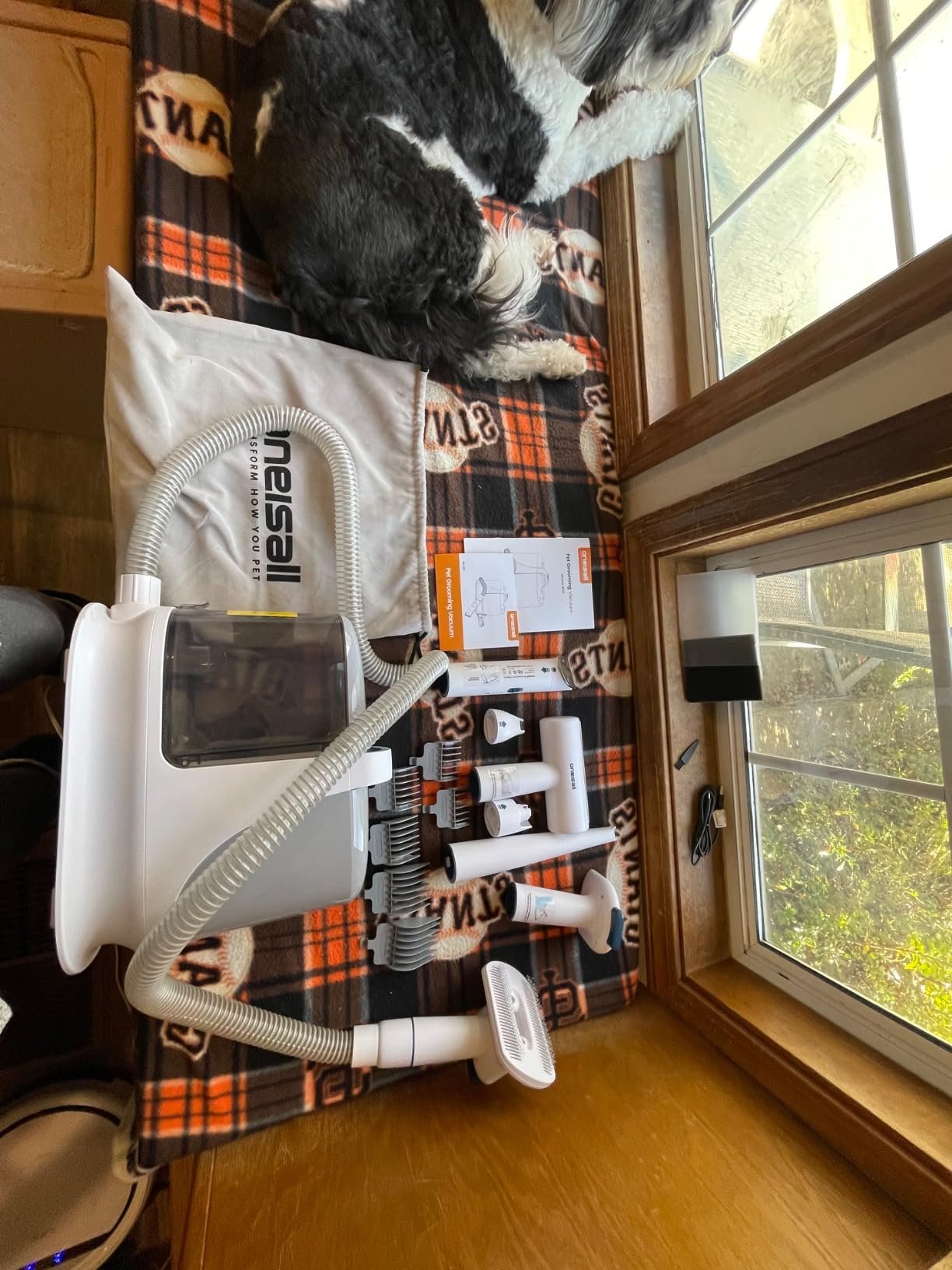 Dog Grooming Vacuum Kit photo review