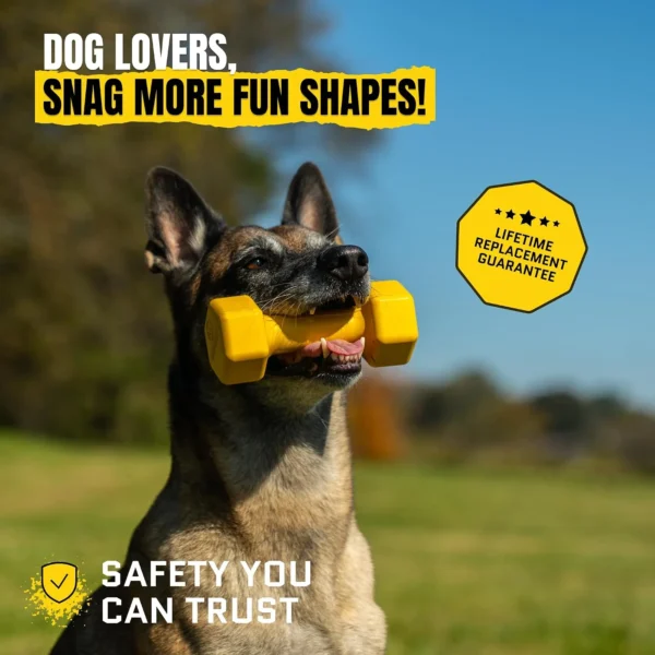 Tough Dumbbell Dog Chew Toy
