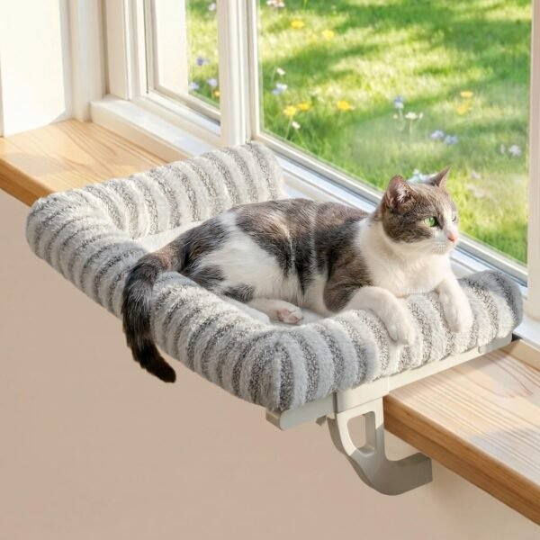 Zakkart 3‑Sided Cat Windowsill Perch