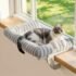 Zakkart 3‑Sided Cat Windowsill Perch