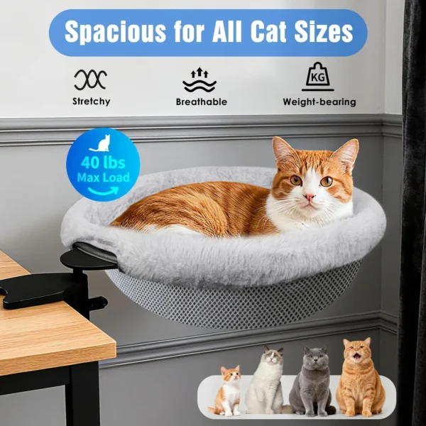 Rotating Desk Cat Bed