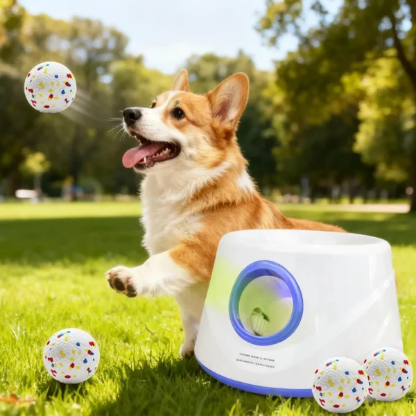 Adjustable Dog Ball Launcher Toy