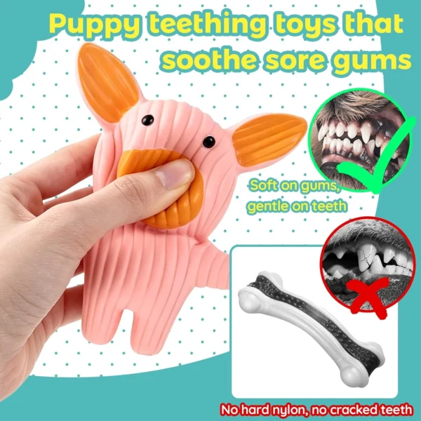 Farm‑Animal Squeaky Dog Toys