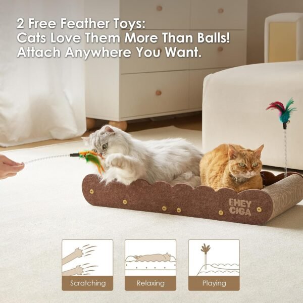 Eheyciga Large Cat Scratcher Bed