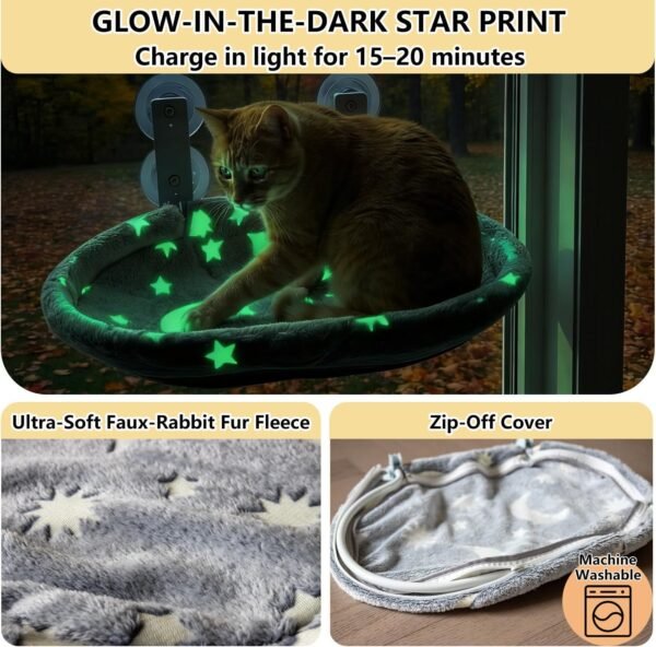 Glow‑in‑Dark Cat Hammock
