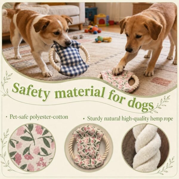 71IIyKz92yL._AC_SL1254_ 2‑Pack Cotton Rope Dog Frisbees