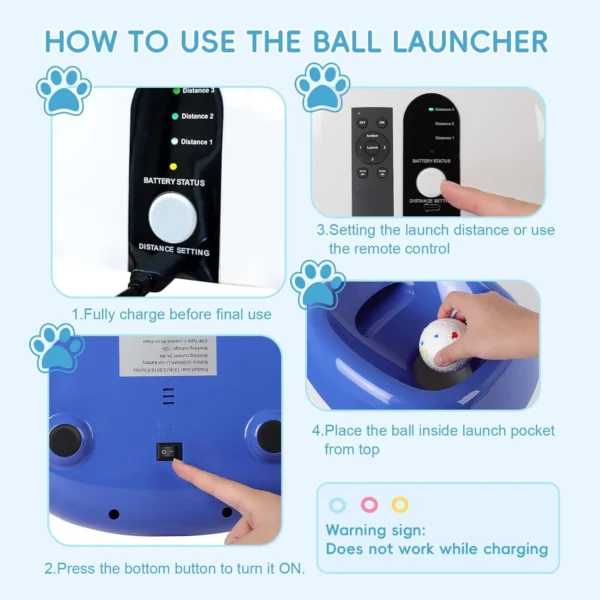40‑80Ft Dog Fetch Machine