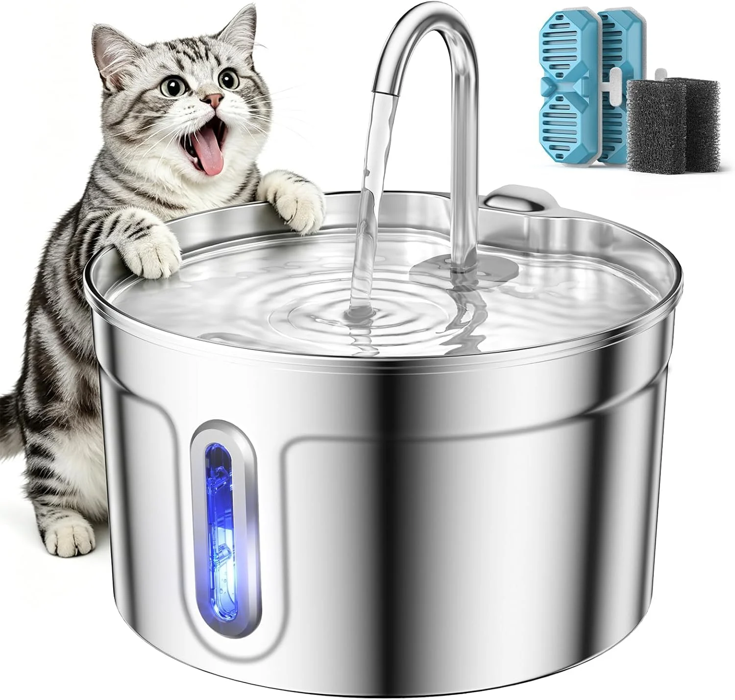 2.2L Ultra‑Silent Cat Fountain