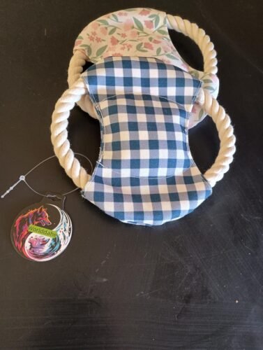 2‑Pack Cotton Rope Dog Frisbees photo review