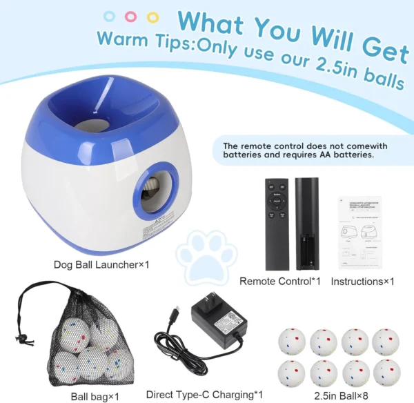 40‑80Ft Dog Fetch Machine