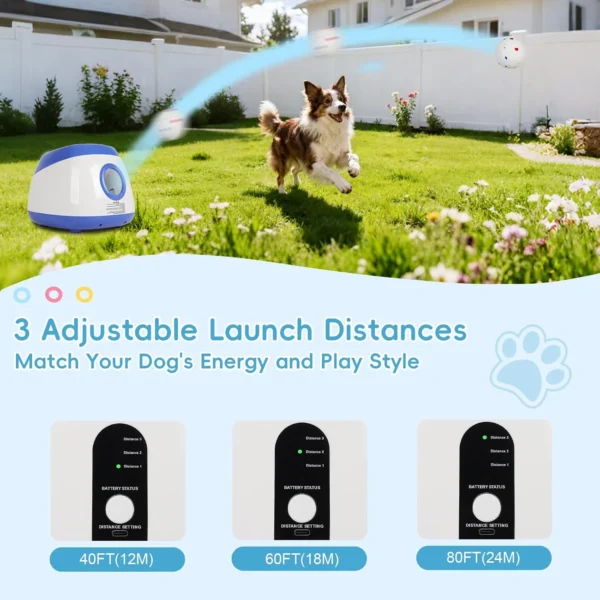 40‑80Ft Dog Fetch Machine