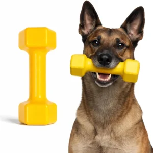 Tough Dumbbell Dog Chew Toy