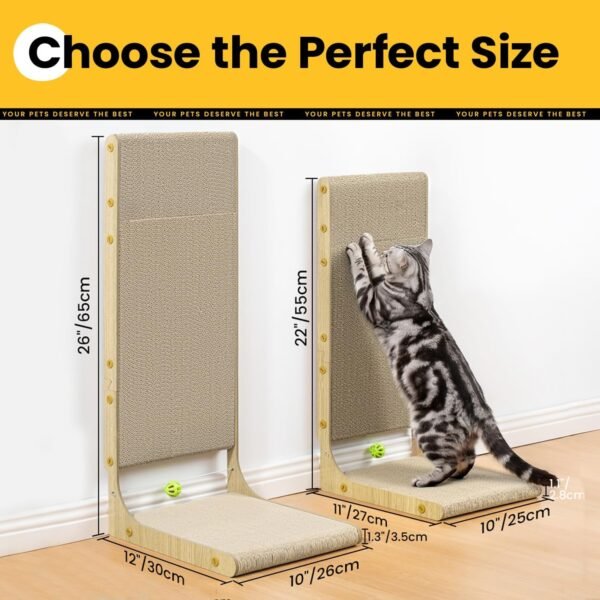 71bUfrg8wxL._AC_SL1500_ L‑Shape Cat Scratcher 2‑Pack