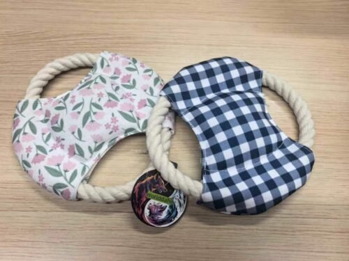 2‑Pack Cotton Rope Dog Frisbees photo review