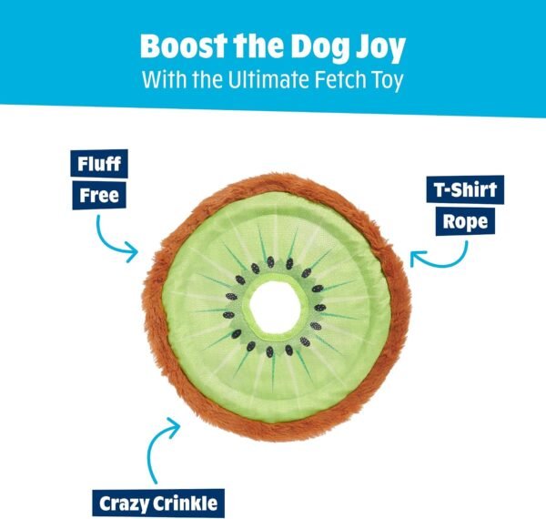 71iH2cs4d2L._AC_SL1500_ BarkBox Kiweeeee Dog Disc Toy